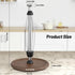 Countertop VEHHE Wooden Paper Towel Holder with Weighted Base, One-Handed Tear Paper Towel Holder Stand with Damping