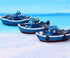 6 HYSTYLE Pcs Mediterranean Style Miniature Dollhouse Boat Fairy Garden Miniature Boats Model Figurines Cake Topper