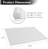 Large Silicone Mats for Kitchen Counte, YACEYACE 2Pcs 25"x 17" Frosted Silicone Mat, Silicone Craft Mats for Jewelry Resin, Heat Resistant, Baking by YACEYACE