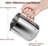 Milk Frothing Pitcher, 20oz Stainless Steel Steaming Pitcher for Coffee Bar, Cappuccino Barista Tools