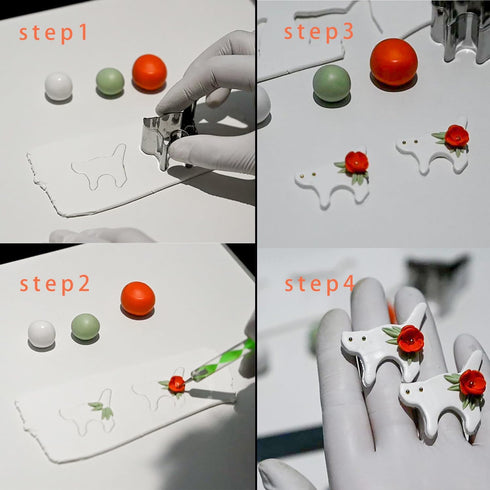 Halloween Polymer Clay Cutters - 11 Shapes for Christmas Jewelry, Pumpkin and Ghost Designs