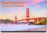 San Francisco Fridge Magnet, California Travel Souvenir featuring Golden Gate Bridge