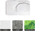 UNICEU 3 Piece Bathroom Rug Set, Grey White Marble, Machine Washable, Non Slip Microfiber