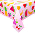 Sparkle and Bash Tablecloth for Two-tti Frutti 2nd Birthday Party Decorations (Pink, 54 x 108 in, 3 Pack)