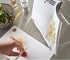 Cookbook Stand Holder for Kitchen Counter - Recipe Book Stand for Hands-Free Reading (Black)