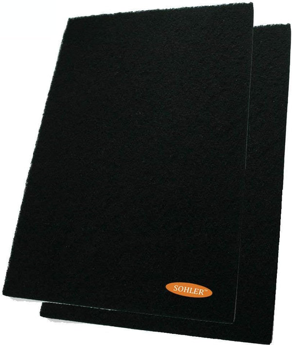 2 x Odor Control Activated Carbon Charcoal Replacement Filter Pad Sheet, 17.5"x 11.8" for Air Purifiers