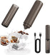 CIRCLE JOY Portable Rechargeable Milk Frother Hanheld, Dual Spring Whisk Electric Coffee