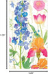 Summer 15 Package Caspari Garden Paper Guest Towel Napkins in White, Per