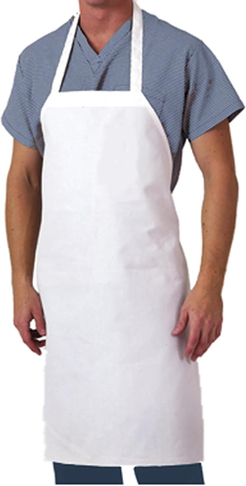 Aunt Martha's Cotton Kitchen Apron, Standard, White pw-wq