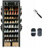 HOACHAN 10-Tier Shoe Rack with Dustproof Cover, Large Capacity Shoes Storage Organizer Holds