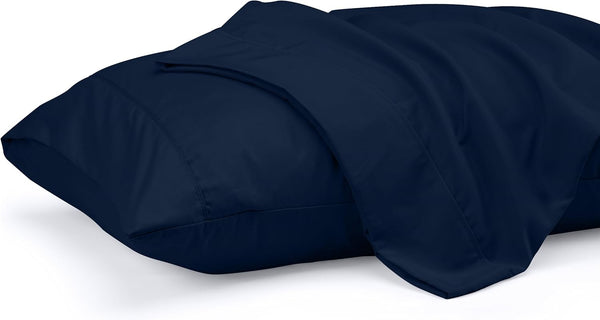 Utopia Bedding King Size Pillow Cases - 2-Pack Soft Brushed Microfiber, Oeko-TEX Certified, 20x40 Inches (Navy)