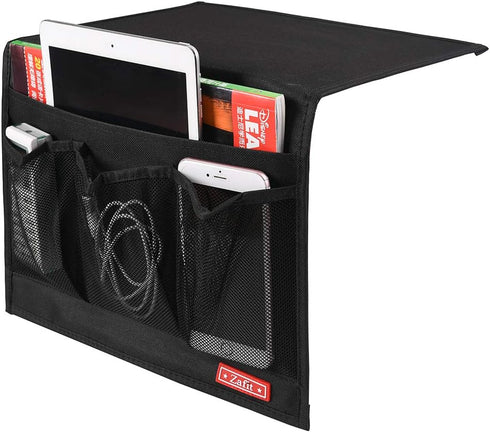 Zafit Bedside Storage Organizer - Table Cabinet Organizer Caddy for Remotes, Phone,
