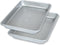 USA Pan Bakeware Mini Sheet Baking Pan, Warp Resistant with Nonstick Coating, Aluminized Steel, Set of 2