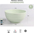 shopwithgreen Plastic Cereal Bowls, Resuable Bowls for Kitchen, Set of 4, Microwave and Dishwasher Safe, for Soup, Oatmeal, Ramen, RV, Camping, Kids, College Dorm Room, 24 OZ, Dark Coastal by shopwithgreen