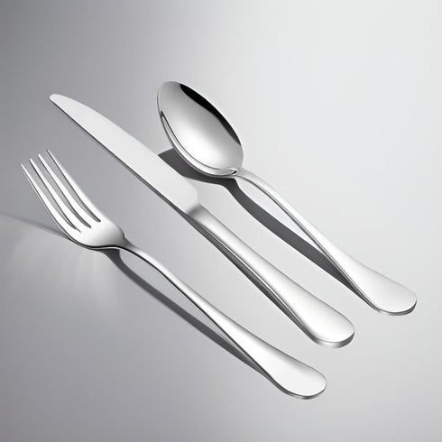 Dinner Forks Set of 6, Top Food Grade Stainless Steel Silverware Forks, 8 Inches, Mirror Finish & Dishwasher Safe