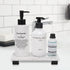 Bathroom Vanity Tray, White Marble Toilet Tank Tray, Luxurious Small Display Tray for Countertop Accessories (Black,