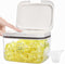 Tlence 94 OZ/2.8L Laundry Pods Container, One-Press Lid Laundry Powder Holder Dispenser,