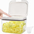 Tlence 94 OZ/2.8L Laundry Pods Container, One-Press Lid Laundry Powder Holder Dispenser,