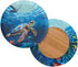 Pack 4 12 14" Kuiaobaty Round Chair Cover of pcs Turtle Theme Print Bar Stool Cover Elastic Comfy Round Seat Cover