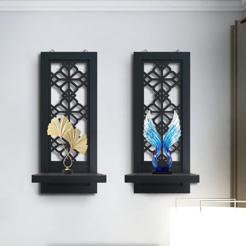 Set 2 Room.(15 x6 ZOLAPI of Candle Sconces, Farmhouse Accent Wall Sconce, Black Candle Holder Wall Decorations for Home