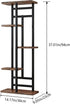 5 6 LINZINAR Plant Stand Tier Plant Multiple Flower Rack Holder Shelves Rack Storage Organizer Display Indoor Planter