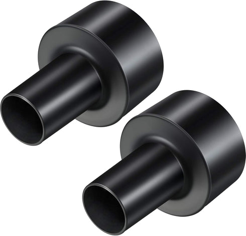 2 Pieces Black WS25011A 2-1/2-Inch to 1-1/4-Inch Universal Vacuum Hose Adapters for Dry Wet Vacuum Cleaner Accessories