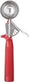Winco Ice Cream Disher with Red Handle, Size 24
