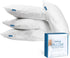 King Size Pillow Protector Waterproof with Zipper, 4 Pack, 20x36 inch Encasement Pillow Covers, White