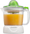 Proctor Silex Electric Citrus Juicer Machine, 34 oz., White and Green for Orange, Lemon, Grapefruit Juice (66340)