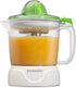 Proctor Silex Electric Citrus Juicer Machine, 34 oz., White and Green for Orange, Lemon, Grapefruit Juice (66340)