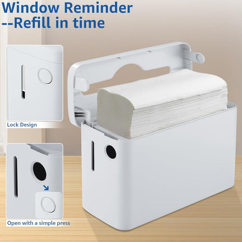 Countertop, Commercial Paper Towel Dispenser Multifold Trifold Paper Towel Holder, Hand Towel Dispenser, Paper Towel