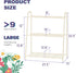 Wieghda 3-Tier 3 Corner Plant Stand, Metal Black Flower Pot Rack, Indoor Outdoor Heavy Duty Shelf (Cream, Tier)