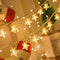 Star String Lights 10Ft, 20 LED Fairy Lights, Battery Operated Waterproof Indoor Outdoor Twinkle Christmas Lights