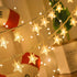 Star String Lights 10Ft, 20 LED Fairy Lights, Battery Operated Waterproof Indoor Outdoor Twinkle Christmas Lights