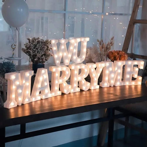 MUMUXI Marquee Light Up Letters | Large Light Up Numbers for Wedding, Birthday, Party Decoration (B)