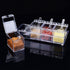 Seasoning Box with Spoon, 4 Compartments Multi-Grid Spice Storage Container for Kitchen Herb Spice Tools