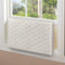 Homydom Indoor AC Cover, Air Conditioner Defender with Double Insulation, Light Yellow, L-28"x 20"x 3.5"