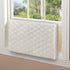 Homydom Indoor AC Cover, Air Conditioner Defender with Double Insulation, Light Yellow, L-28"x 20"x 3.5"