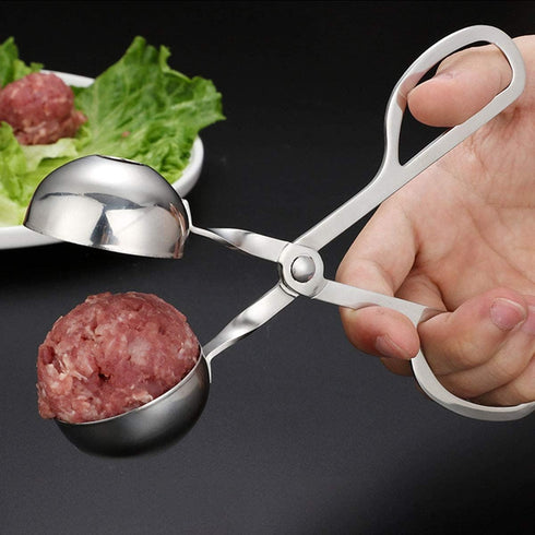 4 Pcs Meatball Spoon Set, Non-Stick Meatball Maker with Long Handle for Kitchen Cooking