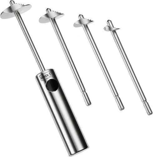 Lurch Germany Twister Stainless Steel Vegetable Drill, Ergonomic Handle with 4 Sizes for Coring