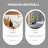 Travel Shampoo Hand Soap Dispenser - Refillable Liquid Holder Box for Home and Office (Plating)
