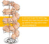 Spiral Stainless Steel Egg Skelter Dispenser Rack - Silver