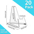 Card Display Stand, 20 Pack Small Easel Stand, Acrylic Picture Holder Stands, for Challenge Coin Graded Card Sports Card Trading Card PSA Card Baseball Card (2.2 Inch Tall)