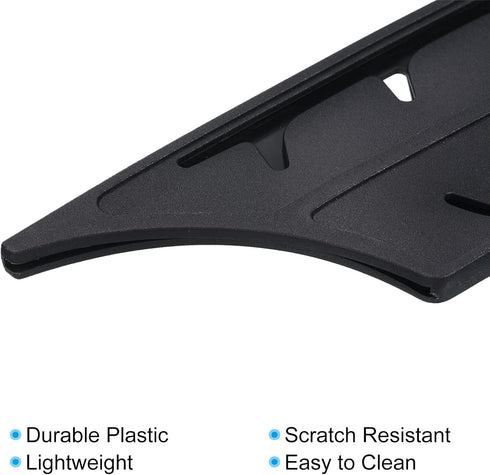 PATIKIL Plastic Safety Knife Cover Sleeves, 2 Pack for 7" Nakiri Knife, Universal Blade Protector, Black