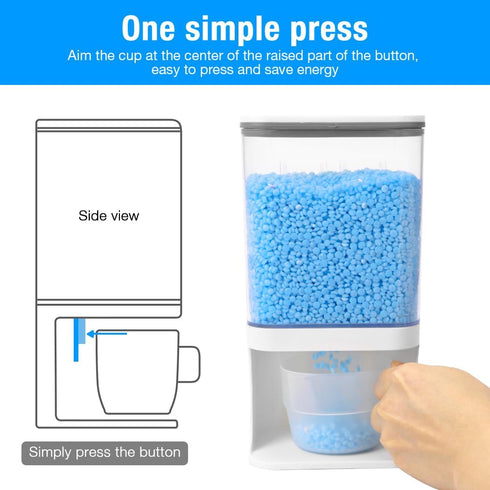 Conworld Laundry Beads Dispenser, Wall-Mounted Laundry Detergent Dispenser for Laundry Room Organization, Suitable