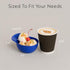 8.5 10 Restaurantware-Mini Serve Ounce Baseball Helmet Ice Cream Bowls, Disposable Sundae Bowls - Sturdy, Stylish, Blue