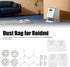 HEEPDD Vacuum Cleaner Accessories, Dust Bag Filter Rag Side Brush Set for Roidmi EVA SDJ06RM