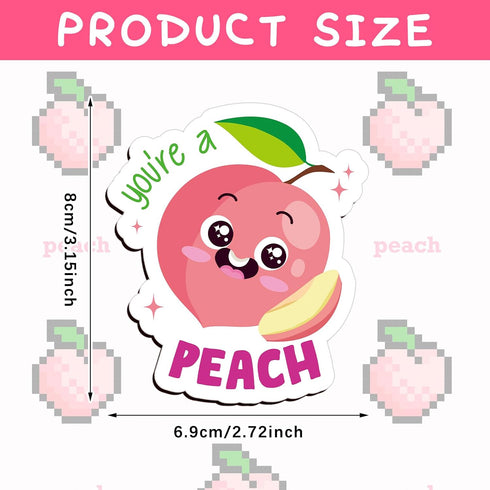 16 Pcs Cute Fridge Magnets Fun Puns Magnetic Stickers Decorative Refrigerator Decal Funny Magnets for Locker Fridge Stickers for Whiteboard Laptop Office School Student Adult (Food and Animal)