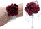 Grey Satin Rose Wrist Corsage & Boutonniere for Wedding Bridal Bridesmaid and Men's Groom Boutonniere