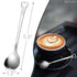 Tea Spoons Set of 6 Heart Shaped Spoon - Dessert Spoons Set Heart Shaped Spoons Stainless Steel Cute Spoons Mini Ice Cream Spoons - Cute Spoon Heart Coffee Spoons Set Heart Shape Spoon Heart Tea Set